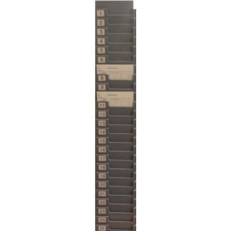 25 Slot (86x185mm Time Card) Rack