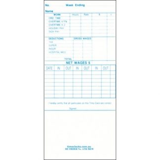 ATR-501W Time Card (Box 1000)