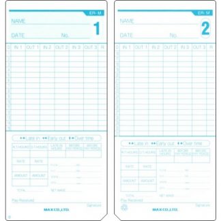 ER-M Monthly Time Card (Box 800)
